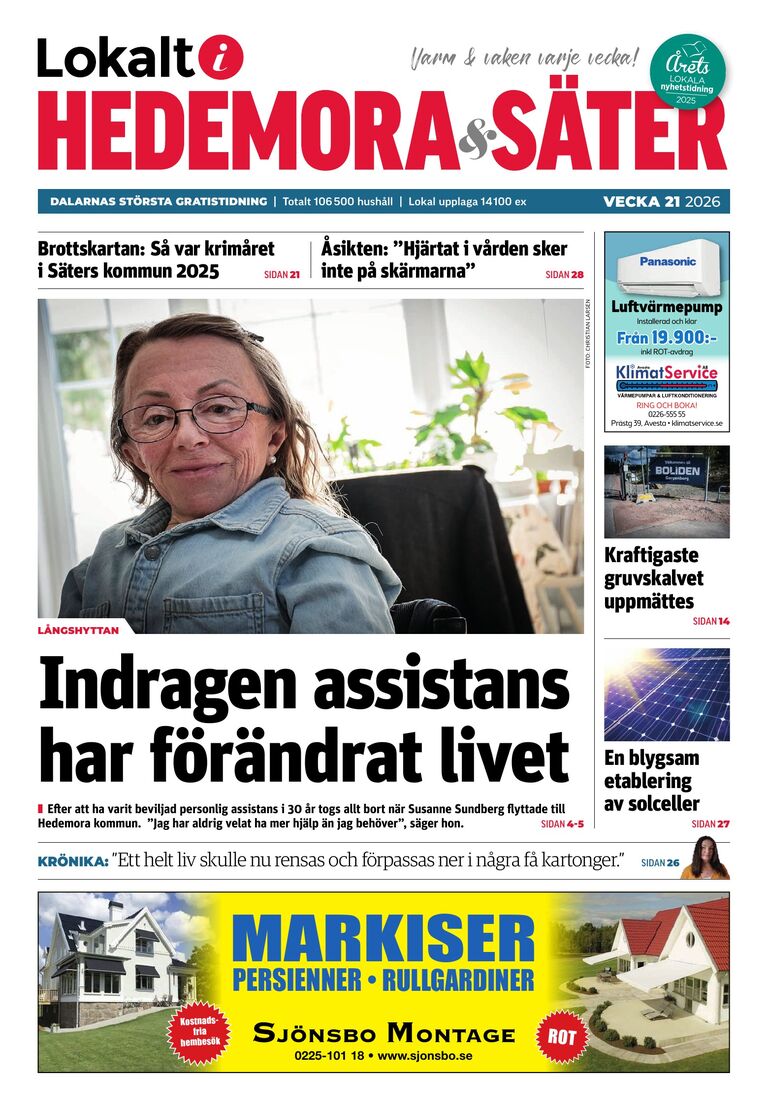 Lokalt i Hedemora & Säter – e-tidningen