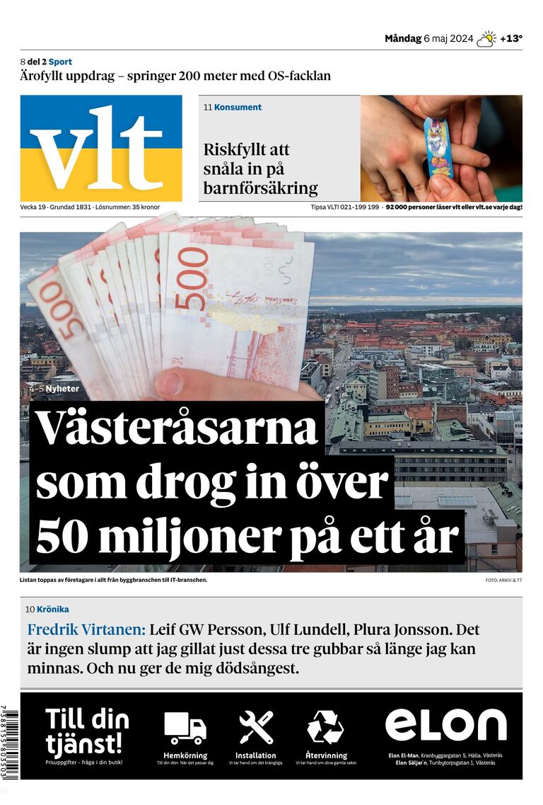 VLT (Vestmanlands Läns Tidning)